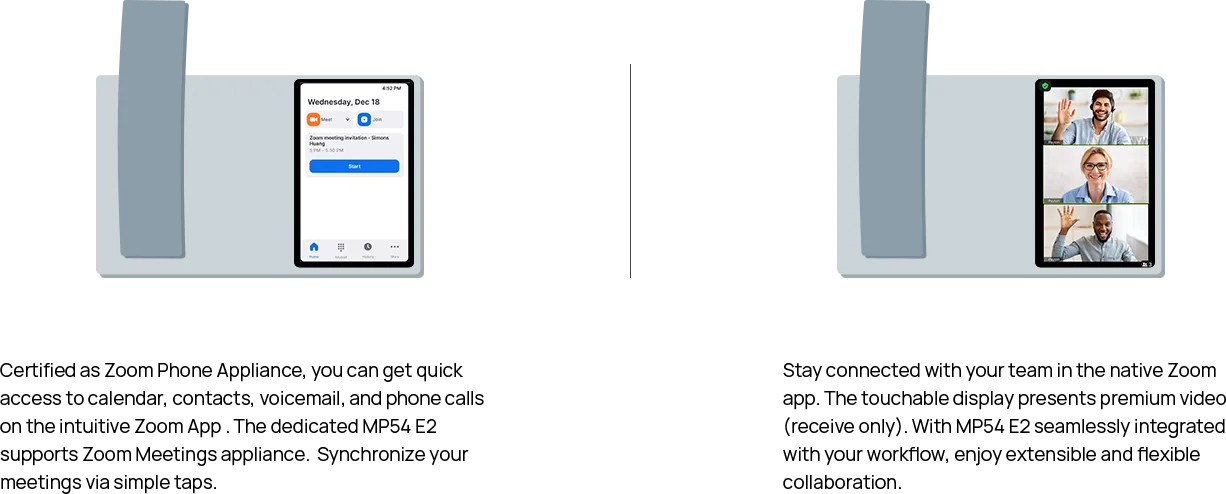 Yealink MP54 E2 Entry Level Zoom Phone