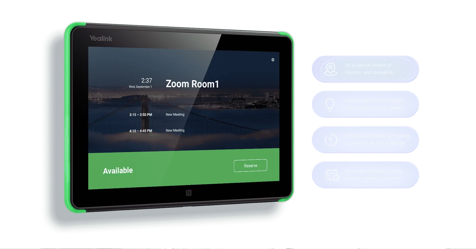 Yealink Yealink RoomPanel for Zoom Rooms
